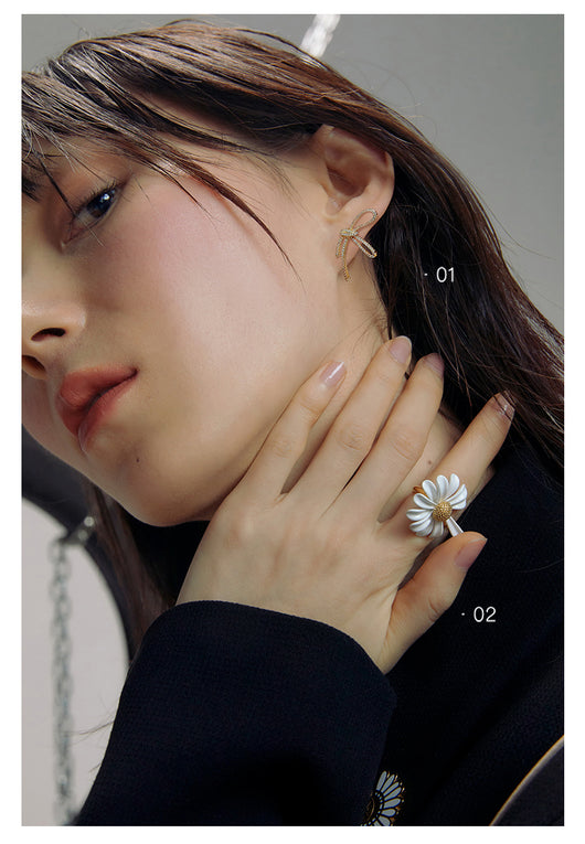 Aretes de Moño Elegante para Mujer - Image 7