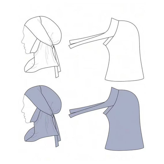 Pañuelo Versátil con Cinta Ajustable - Colores Sólidos - Image 14