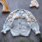 Cardigan de Lana con Bordado para Niños