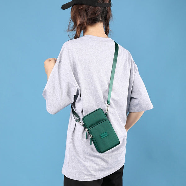 Bolsa Crossbody Mujer Oxford Ligera para Celular