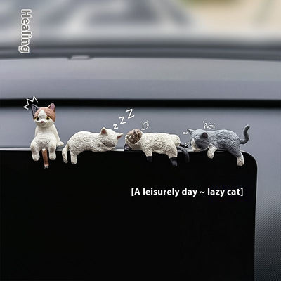 Adorno de Gato Durmiente para Auto - Decoración Femenina - Image 9
