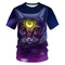 Playera Hombre Estampado Gatos 3D Impresión Digital