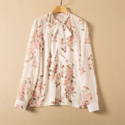 Conjunto Elegante: Blusa Anudada Manga Larga con Falda Plisada - Image 3