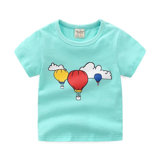 Playera Infantil de Verano con Estampado de Dibujos Animados - Image 11