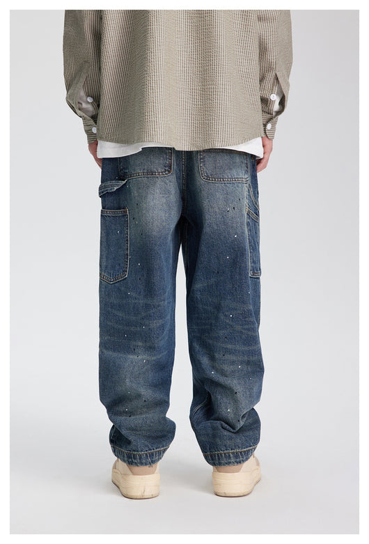 Jeans Rectos Holgados Lavados para Primavera - Versátiles y Cómodos - Image 11