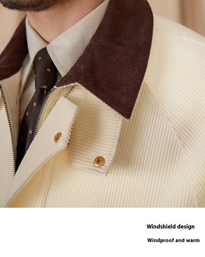 Chaqueta Safari Vintage de Pana Térmica Slim-fit - Image 13