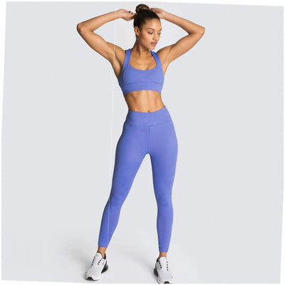 Conjunto Deportivo de Yoga en Colores Puros - Image 9