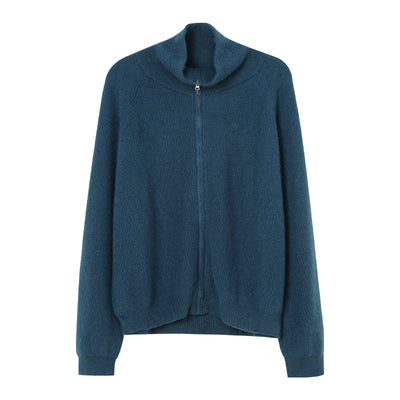 Cardigan Suelto con Cierre de Cremallera para Mujer - Tejido Acogedor - Image 6