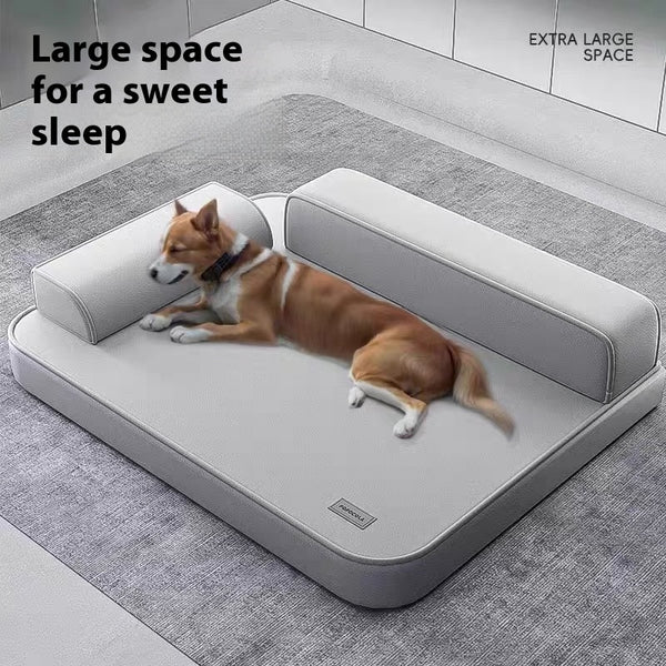 Cama para Perro Impermeable y Resistente al Desgarro con Funda Removible y Lavable