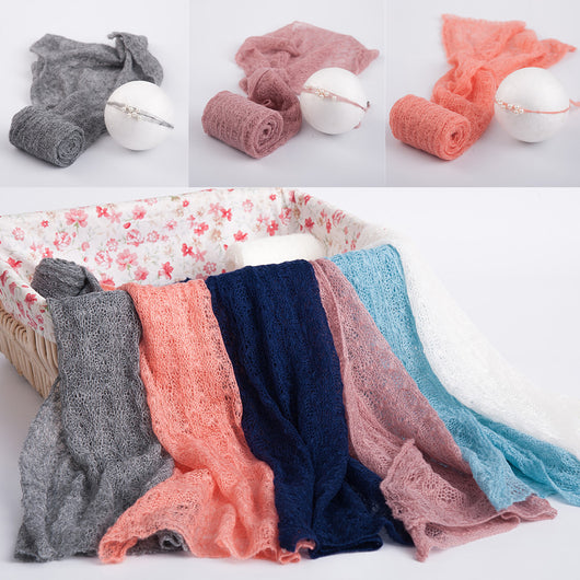 Envoltura de Mohair para Fotografía de Bebés - Colección Verano - Image 14