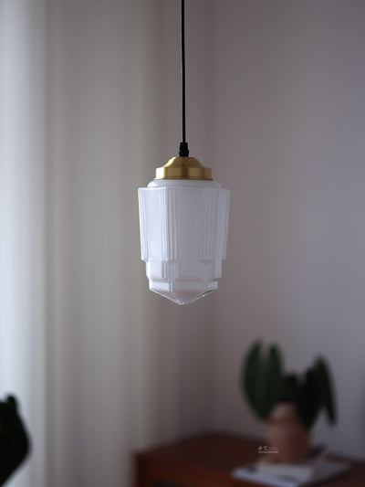 Lámpara Colgante Vintage Brass y Cristal para Dormitorio - Image 9