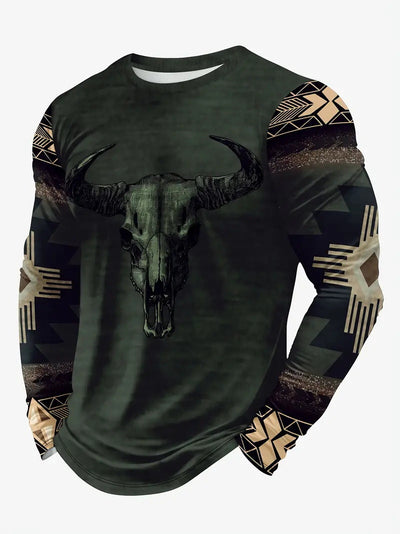 Camiseta Manga Larga Hombre Estilo Trendy Primavera Otoño - Image 6