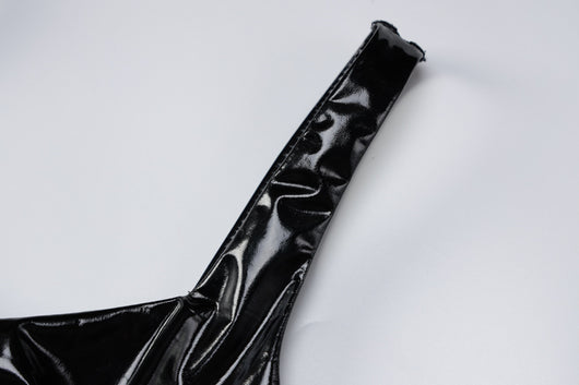 Jumpsuit de Cuero PU con Cierre para Mujer - Diseño Ajustado para Fiesta - Image 16