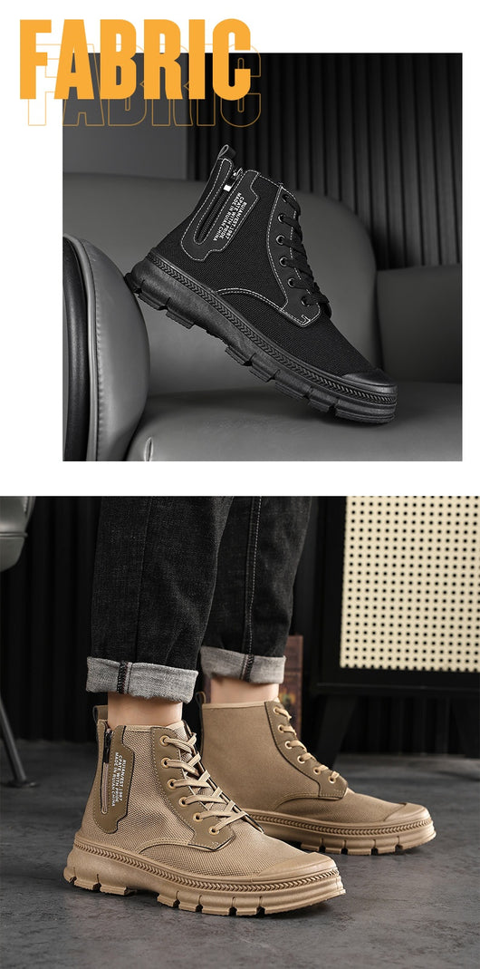 Botas de Trabajo Impermeables con Cierre Lateral para Hombre - Image 18