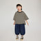 Playera Infantil de Rayas Coreana Suelta para Verano