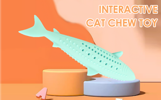 Juguete Interactivo de Silicona para Gatos - Forma de Pez con Hierba Gatera y Limpiador de Dientes - Image 14