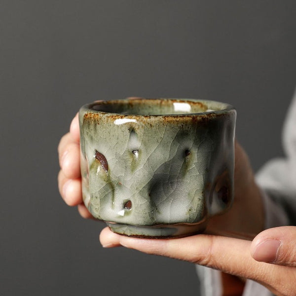 Taza Jianzhan Artesanal Maestría Fuego Salvaje