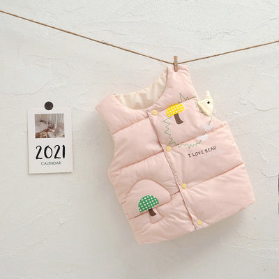 Chaleco Acolchado de Algodón para Niños - Mayoreo Ropa Infantil Unisex - Image 2