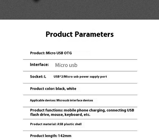 Adaptador Multipuerto USB para Smartphone - Teclado, Ratón y Unidad Flash - Image 8