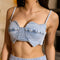 Top Tubo Denim Corazón