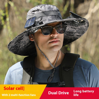 Gorro Solar con Ventilador y Batería de Larga Duración - Image 11