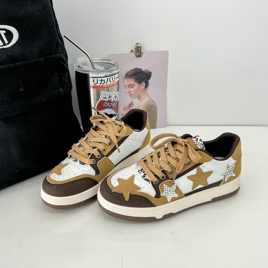 Zapatillas Casuales con Patrón de Estrellas - Colección Primavera Otoño