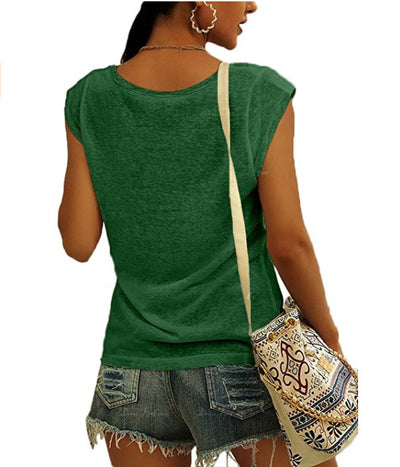 Blusa Suelta con Cuello en V - Diseño Minimalista Europeo y Americano para Mujer - Image 32