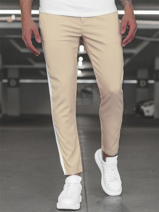 Pantalones Slim Ajustados con Rayas Horizontales para Hombre - Image 20