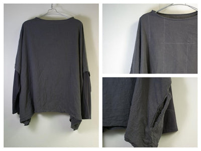 Blusa Pullover Manga Larga de Algodón Lavado a Mano - Diseño Artesanal - Image 25