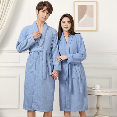 Bata de Toalla Absorbente Unisex - Pijama Cómodo para Hombre y Mujer - Image 12