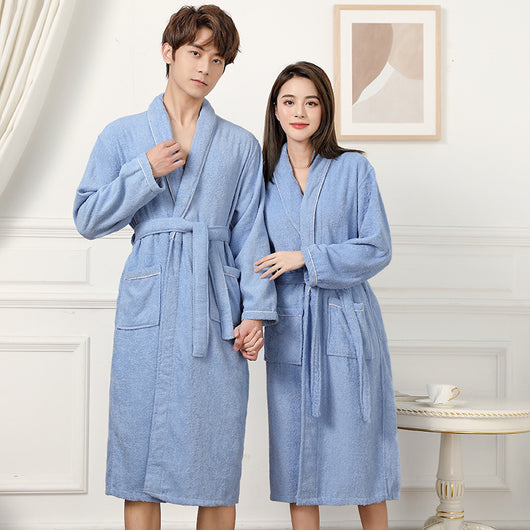 Bata de Toalla Absorbente Unisex - Pijama Cómodo para Hombre y Mujer - Image 12
