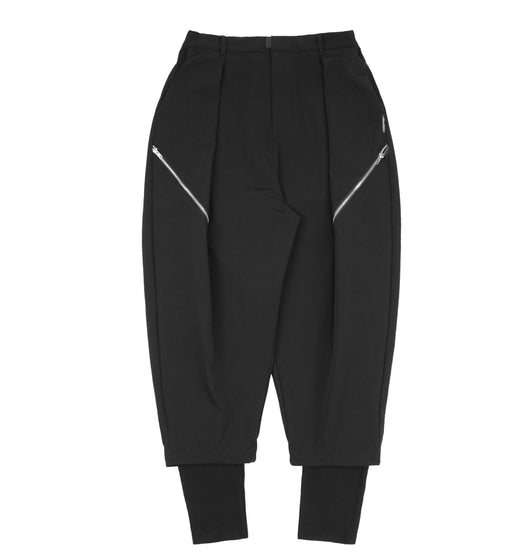 Pantalones Harem Casuales para Hombre con Entrepierna Oscura - Image 4