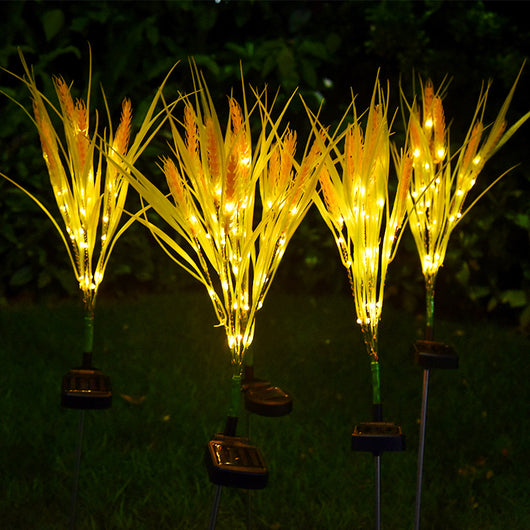 Lámpara Solar Decorativa para Jardín - Diseño de Espiga de Trigo - Image 8