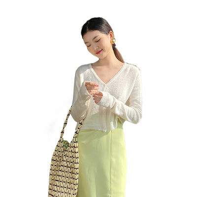 Cardigan Tejido para Mujer - Suéter Elegante de Capas - Image 6