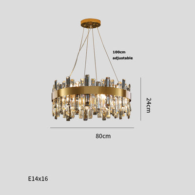Lámpara de Araña de Cristal para Sala Elegante y Moderna - Image 15
