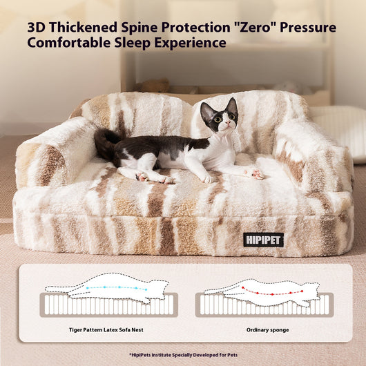 Cama Elevada para Mascotas con Respaldo Acolchado y Forro Térmico - Image 4