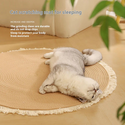 Cama Nido para Gatos con Colchoneta Resistente y Cuerda de Algodón - Image 3