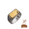 Adjustable Fashion Male Ring with Lucky Letter