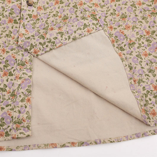 Camisa Cardigan Floral para Hombre - Bordada con Solapa, Manga Larga Suelta - Image 5