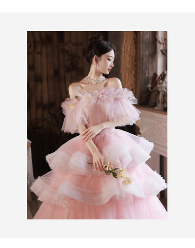 Vestido de Banquete Asimétrico Floral de Alta Gama para Mujer - Image 12