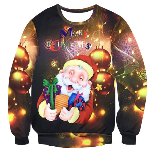 Suéter Navideño Cuello Redondo Casual y Divertido