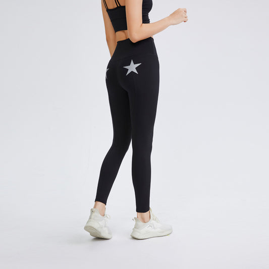 Pantalones Yoga Levanta Glúteos Cintura Alta Elásticos Secado Rápido