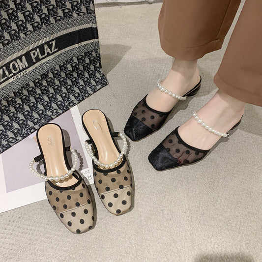 Pantuflas Baotou Abiertas para Mujer - Comodidad de Verano