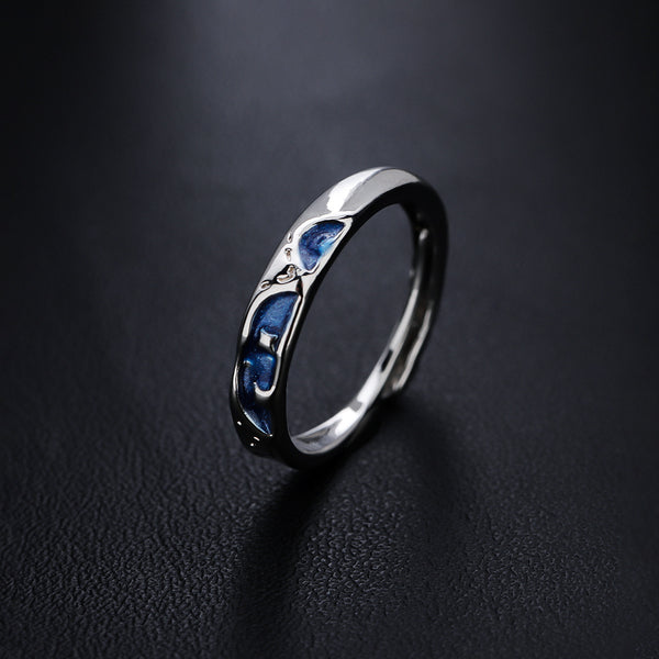 Anillo de Estrella para Hombre con Diseño Abierto de Lujo Exclusivo
