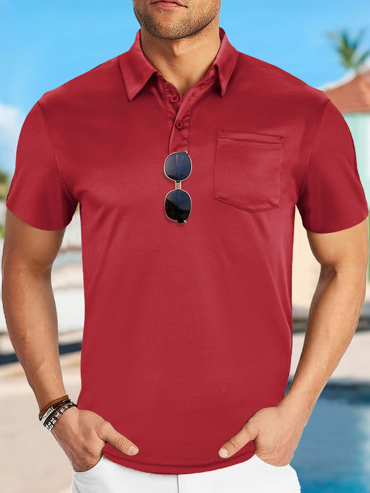 Camisa Casual Deportiva Transpirable con Cuello Solapa - Image 11