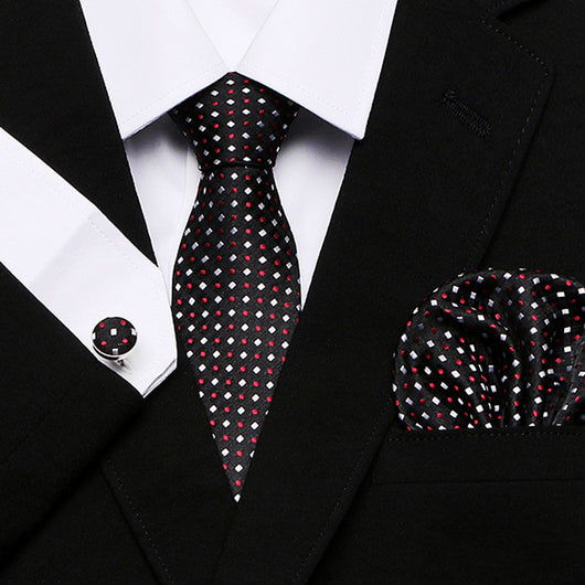 Traje Tres Piezas para Hombre Serie Flor de Anacardo con Corbata - Image 7