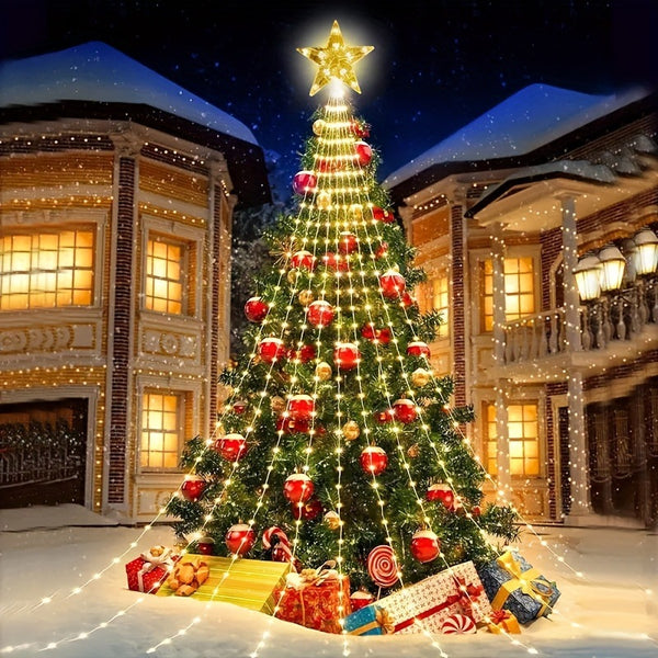 Luces LED Navideñas para Exterior - Decoración Impermeable