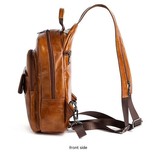 Bolsa de Viaje Multifuncional para Hombre en Cuero Genuino - Image 16