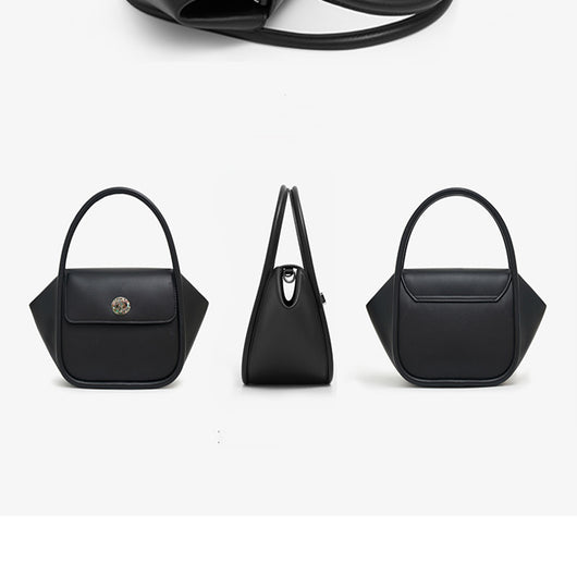 Bolso Tote de Cuero con Ala Cruzada - Image 9