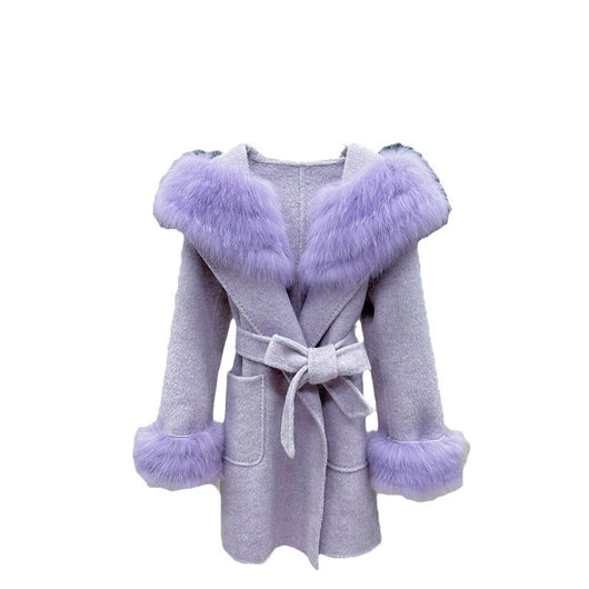 Abrigo de Invierno para Mujer en Lana de Oveja con Corte Ajustado - Image 5